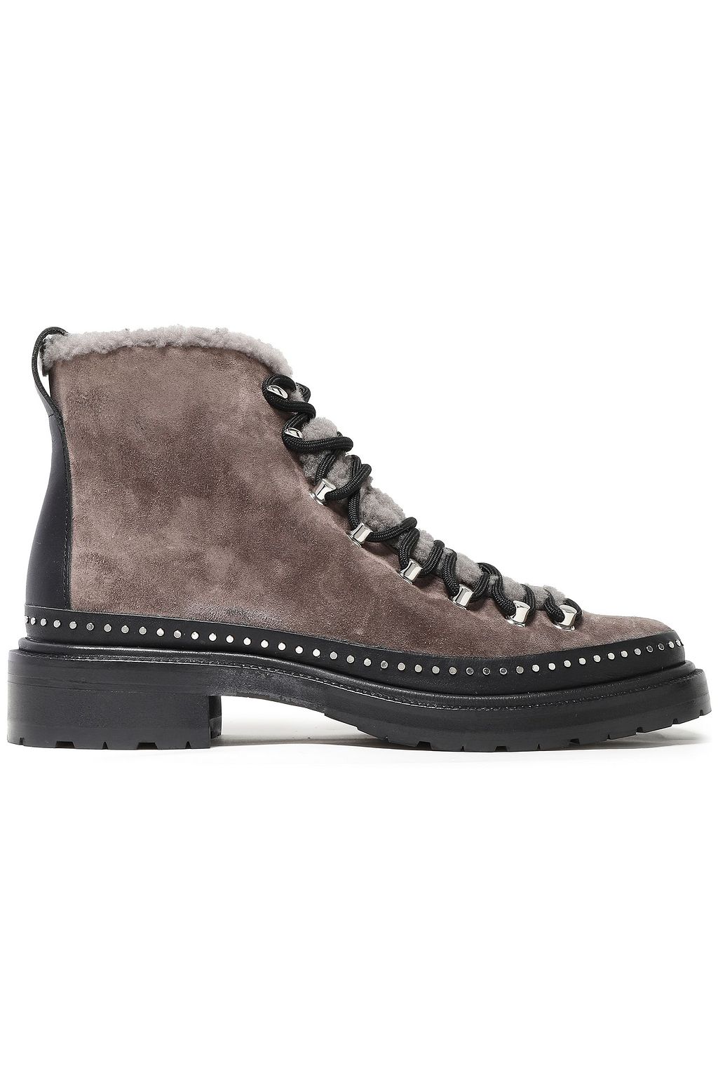 rag & bone compass leather & shearling booties