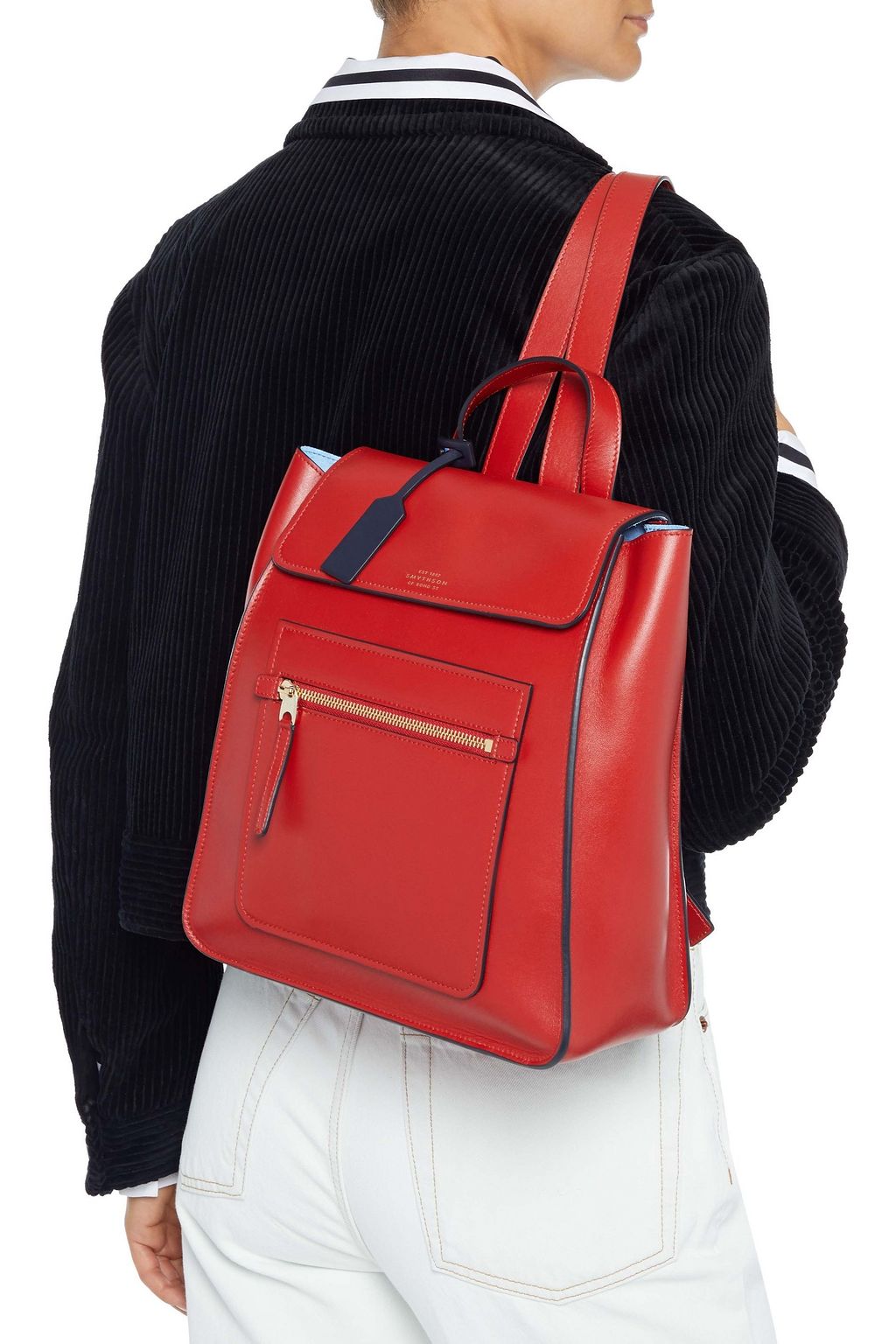 SMYTHSON Bond leather backpack