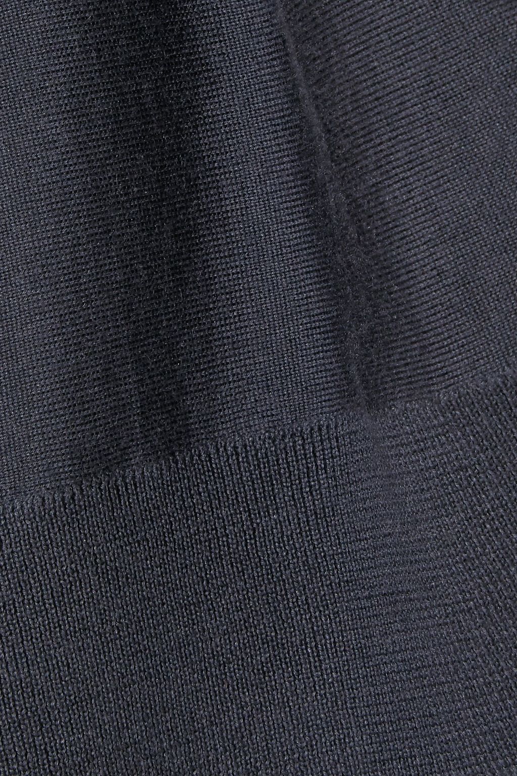 BRUNELLO CUCINELLI One-shoulder cutout cashmere and silk-blend turtleneck sweater