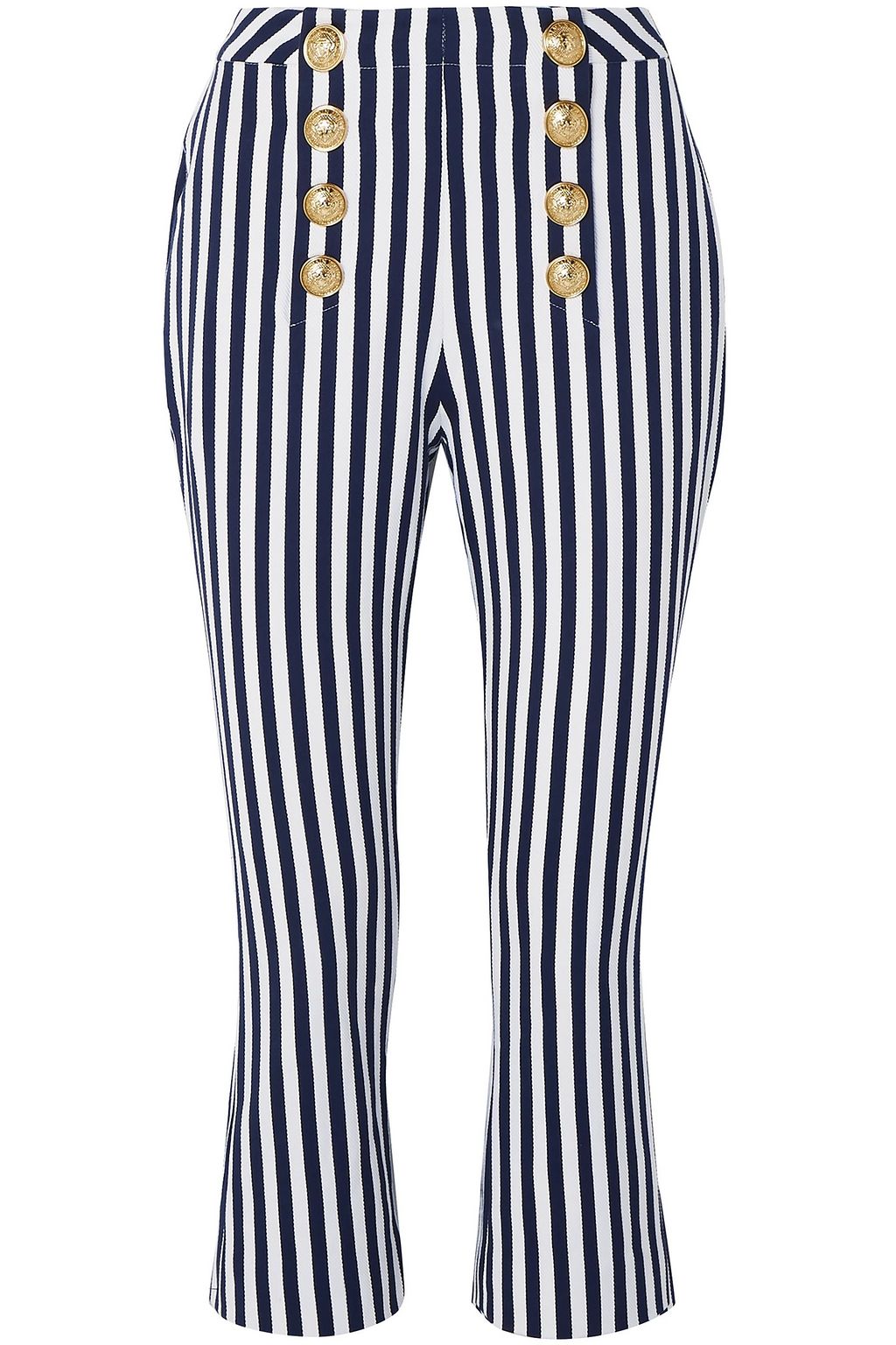 balmain striped pants