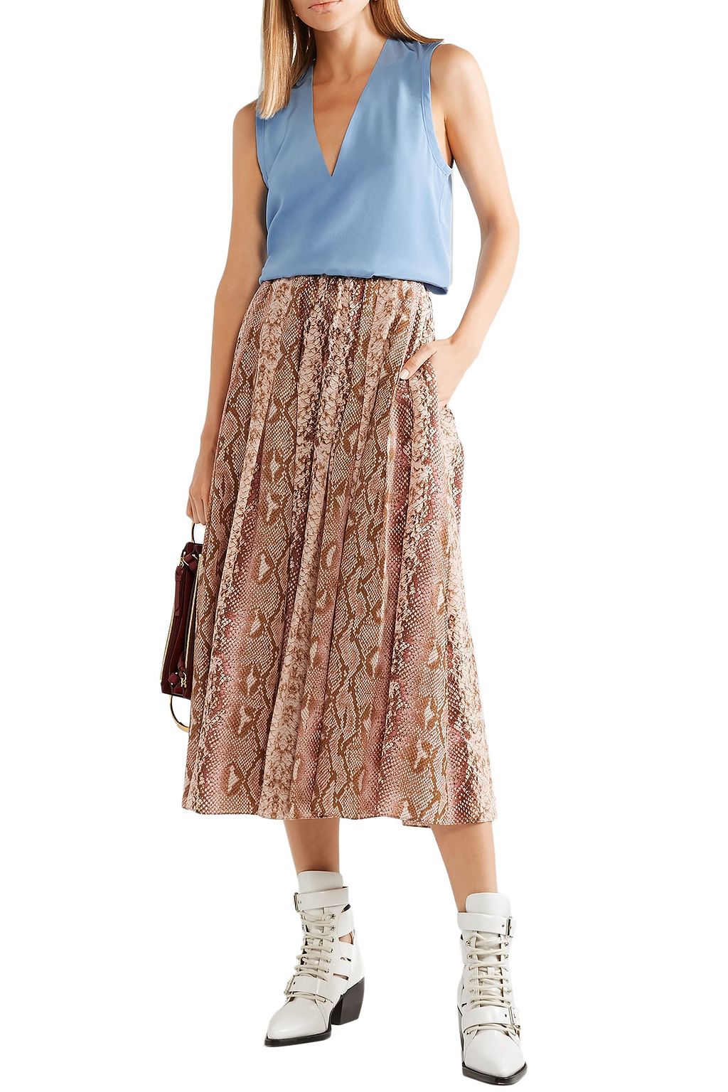 CHLOÉ Silk crepe de chine top