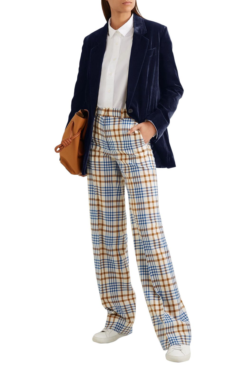 STELLA MCCARTNEY Oversized velvet blazer