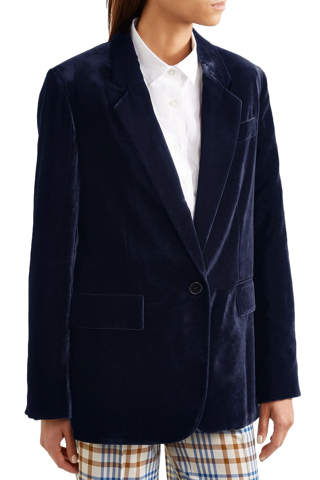 STELLA MCCARTNEY Oversized velvet blazer