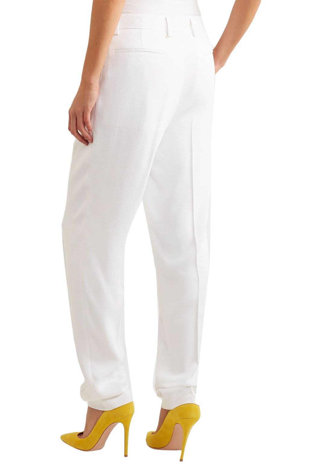 DRIES VAN NOTEN Crepe straight-leg pants