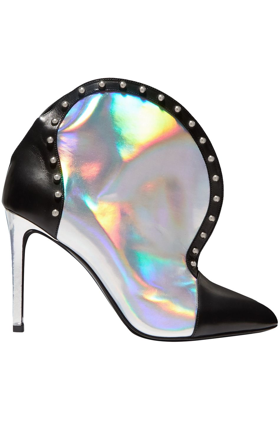 balmain silver boots