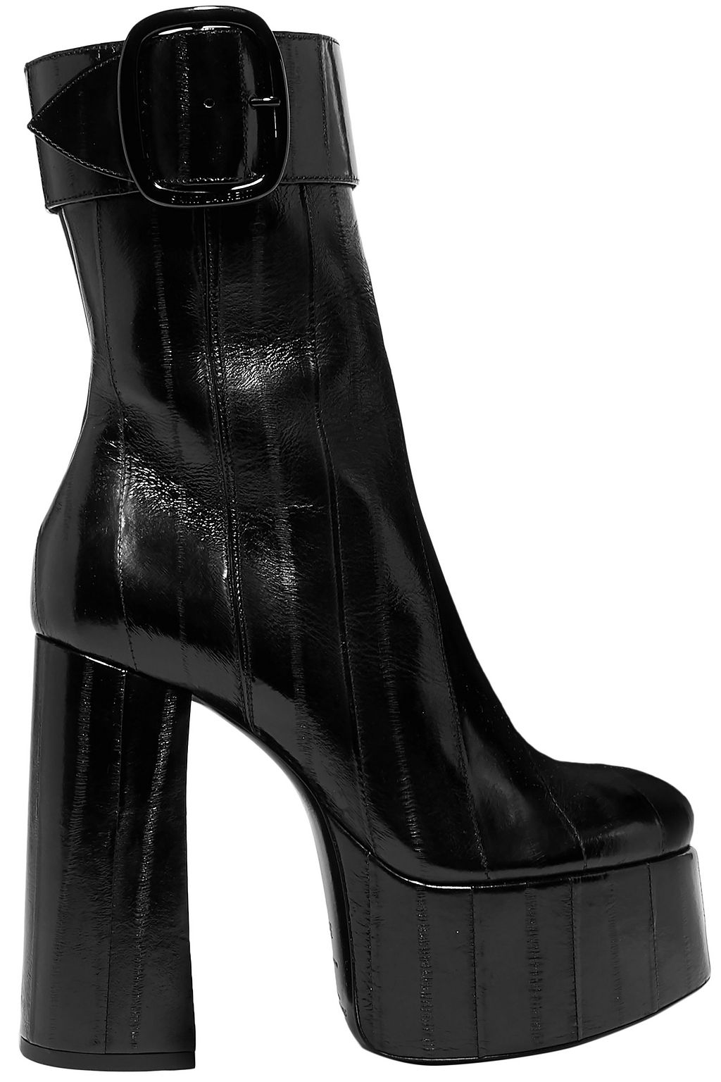 saint laurent platform ankle boots