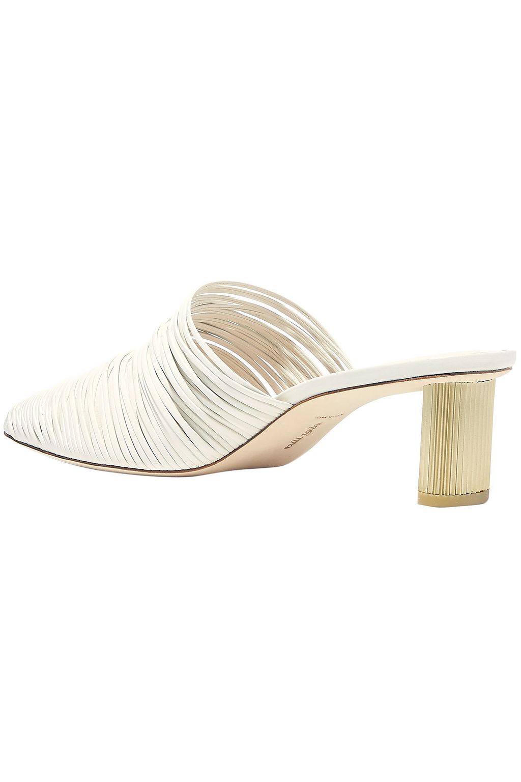 cult gaia sage leather mules