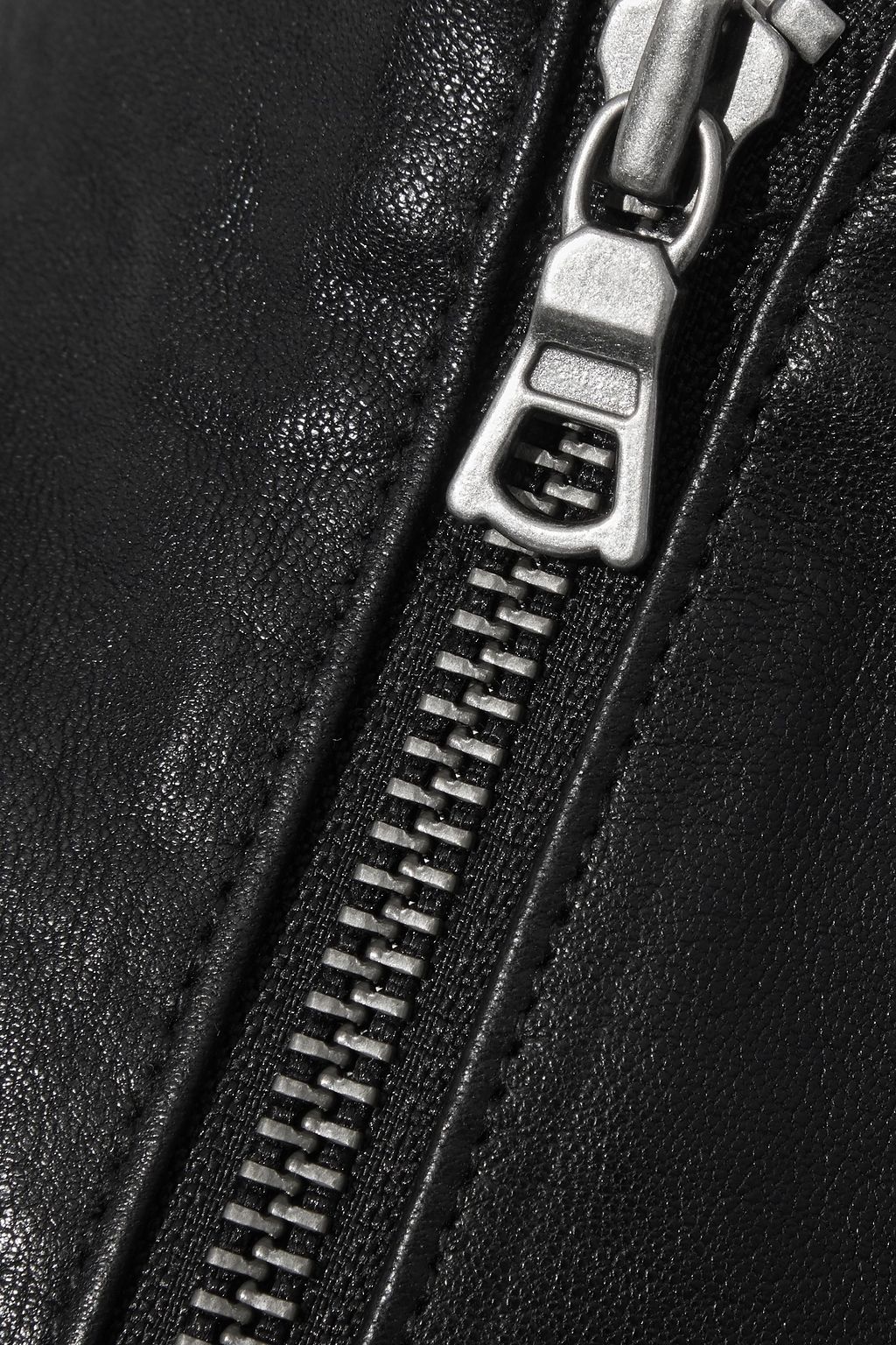 ALICE + OLIVIA Hannon leather mini skirt
