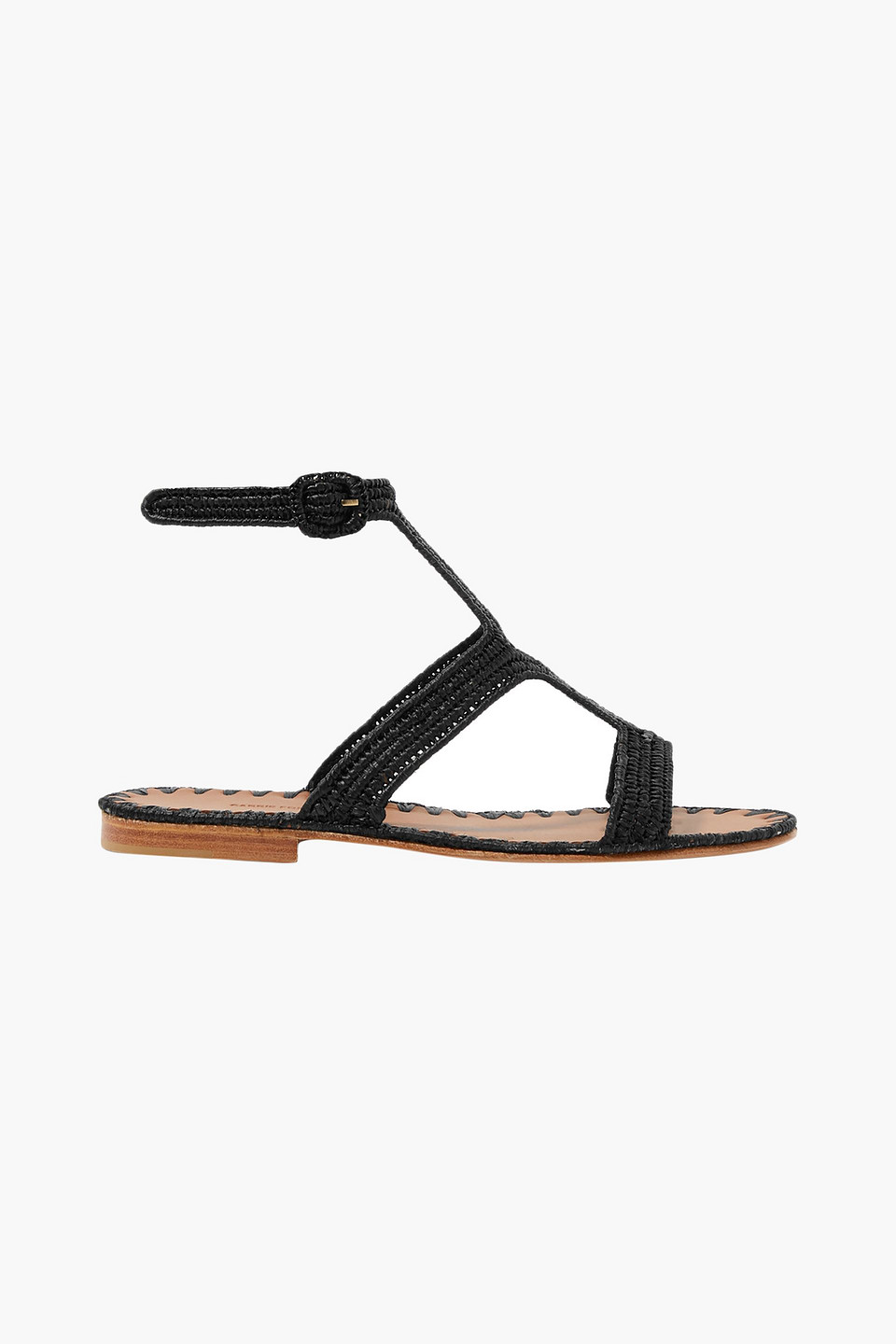 Carrie Forbes Hind woven raffia sandals