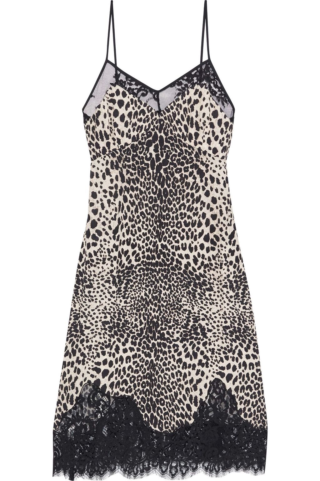 animal print slip dress