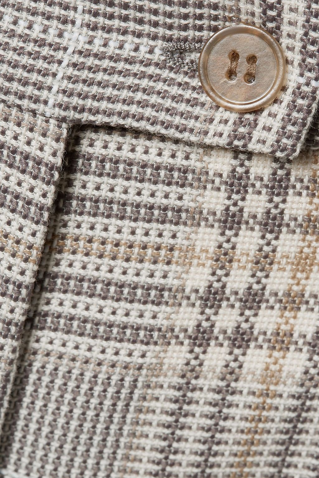 ACNE STUDIOS Pina Prince of Wales checked cotton-blend wide-leg pants