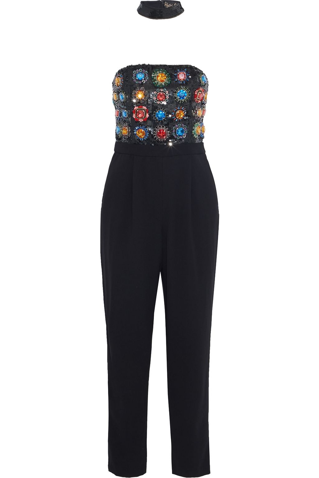 alice and olivia jeri embellished jumpsuit