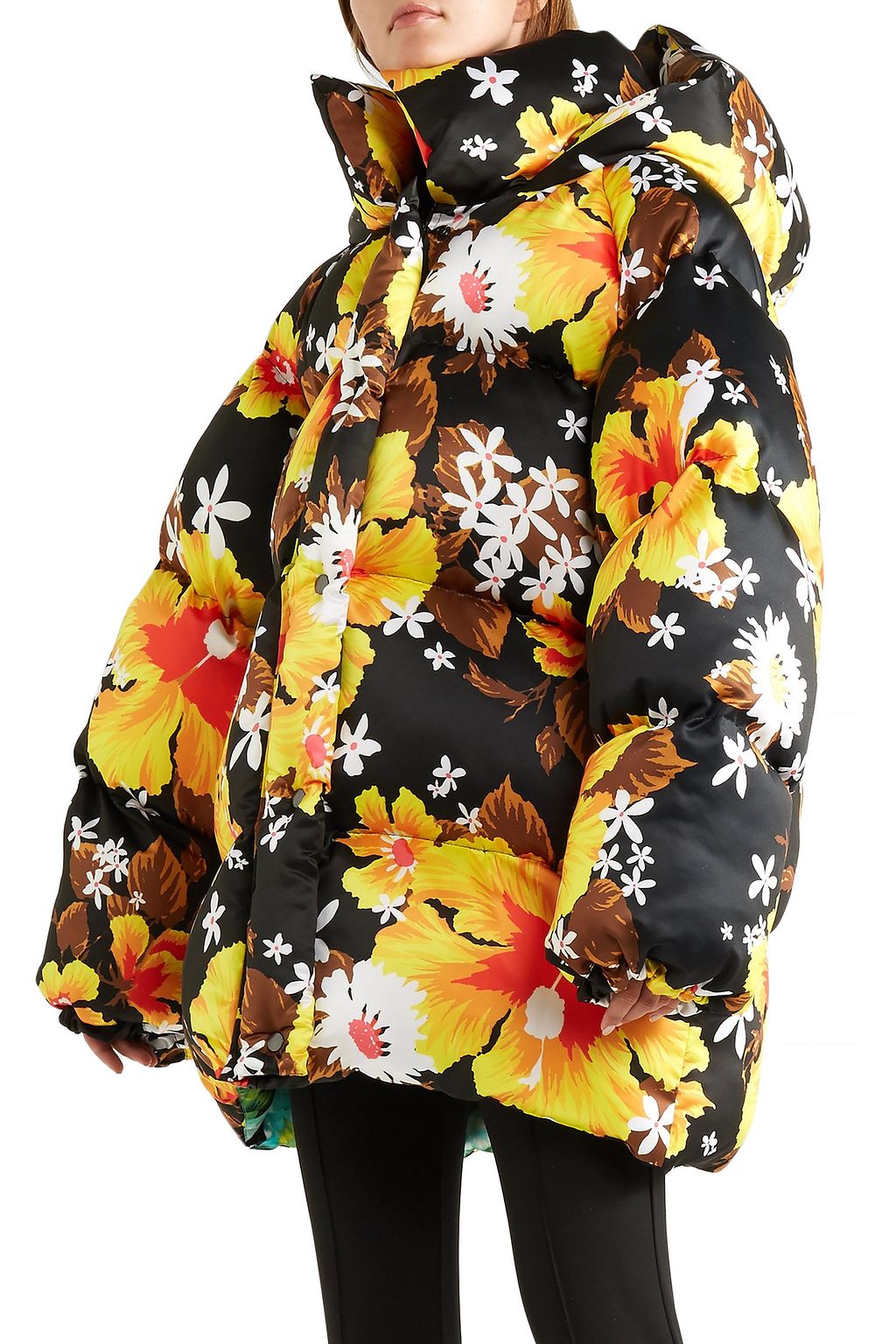 RICHARD QUINN Oversized floral-print shell jacket