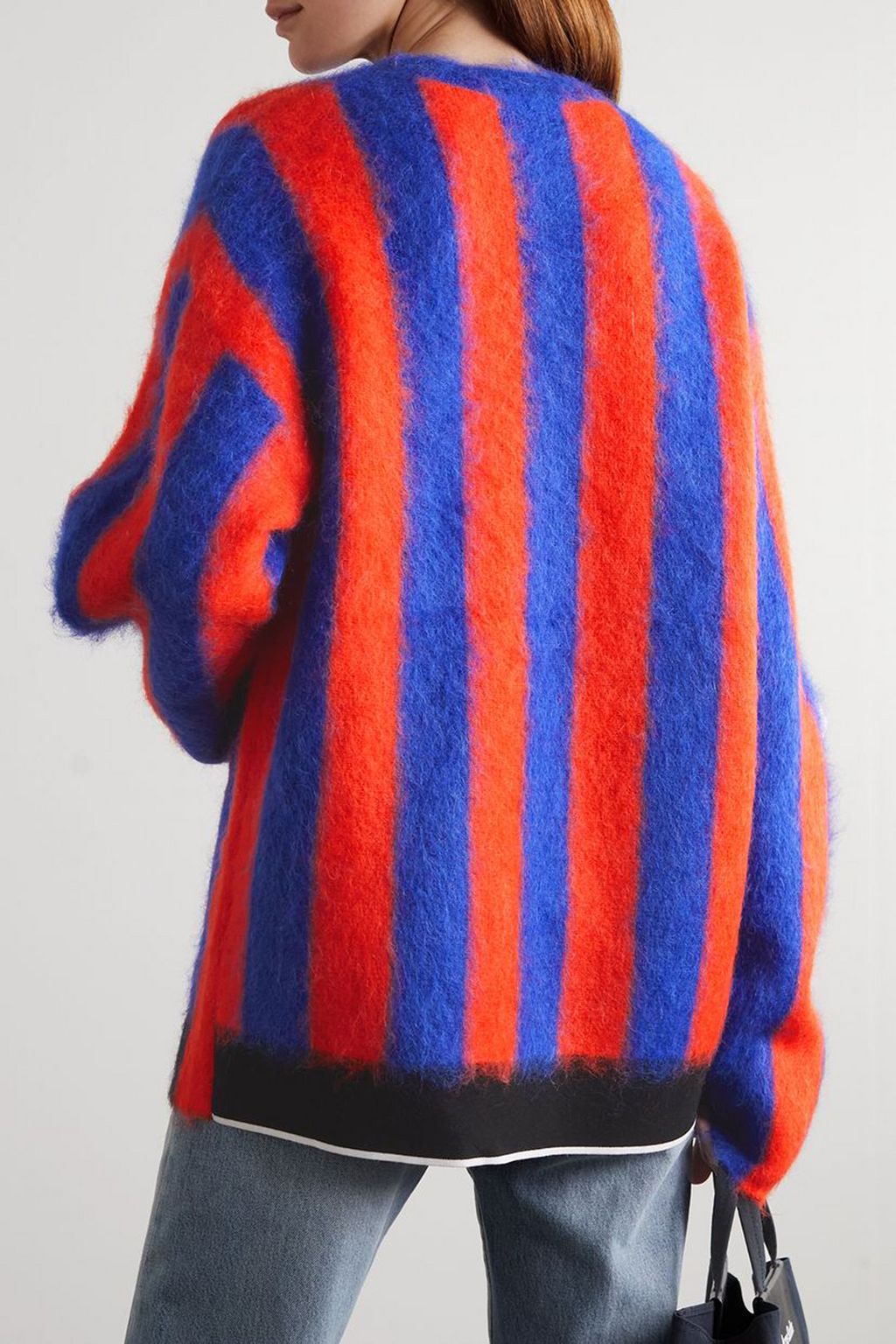 ZANKOV Zeke oversized striped knitted sweater