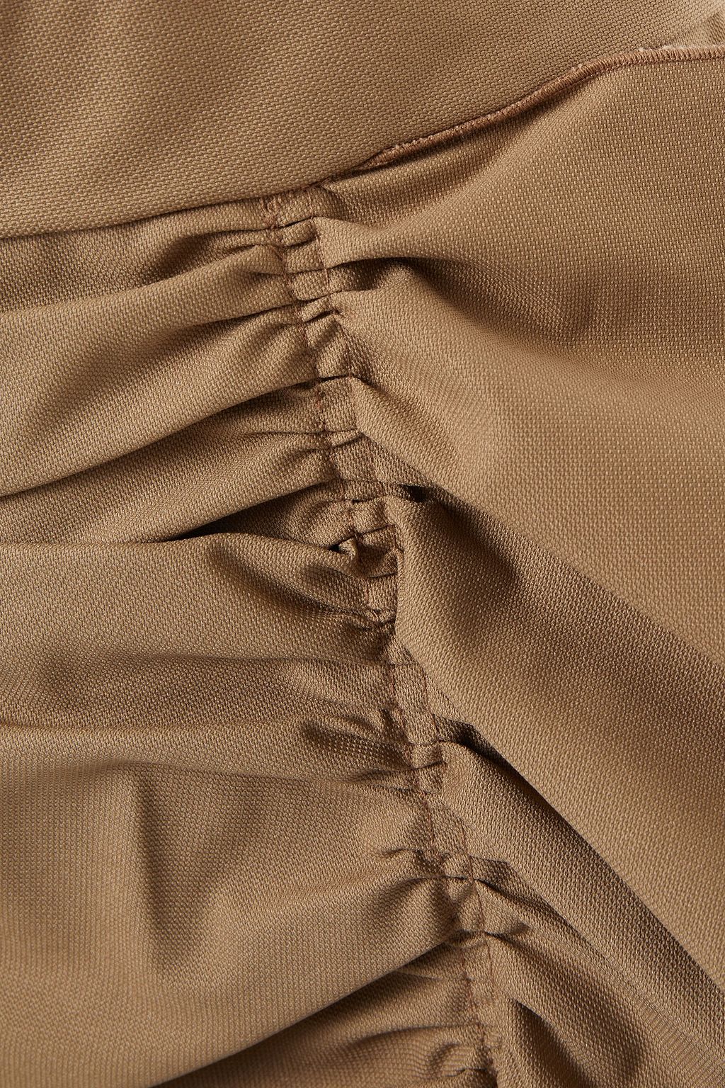 REDVALENTINO Minirock aus Twill mit Rüschen