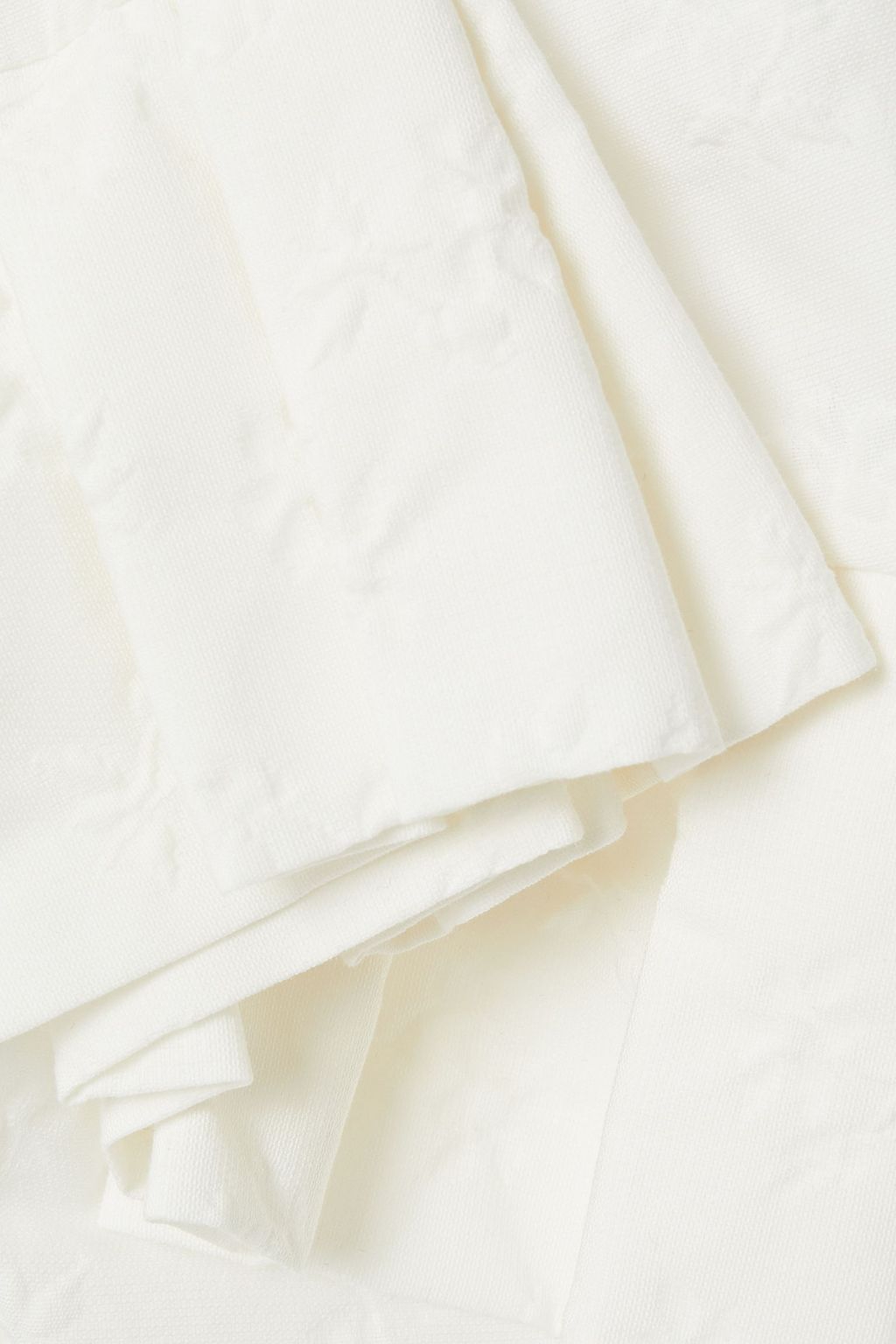 MSGM Ruffled cotton-blend cloqué mini dress