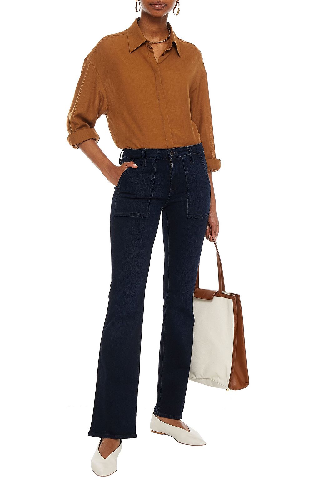 AG JEANS Mid-rise bootcut jeans