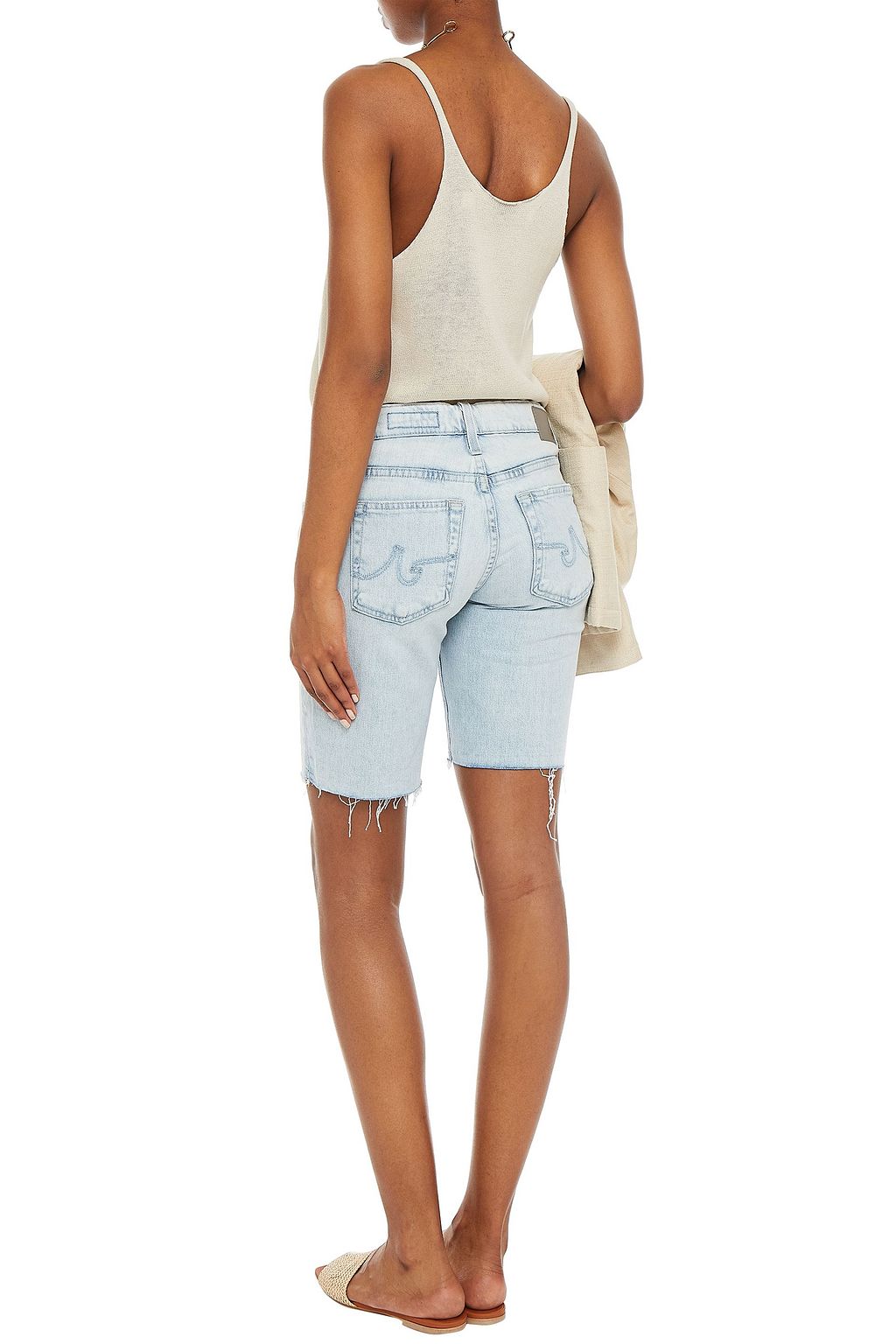 Light denim Faded denim shorts | Sale 