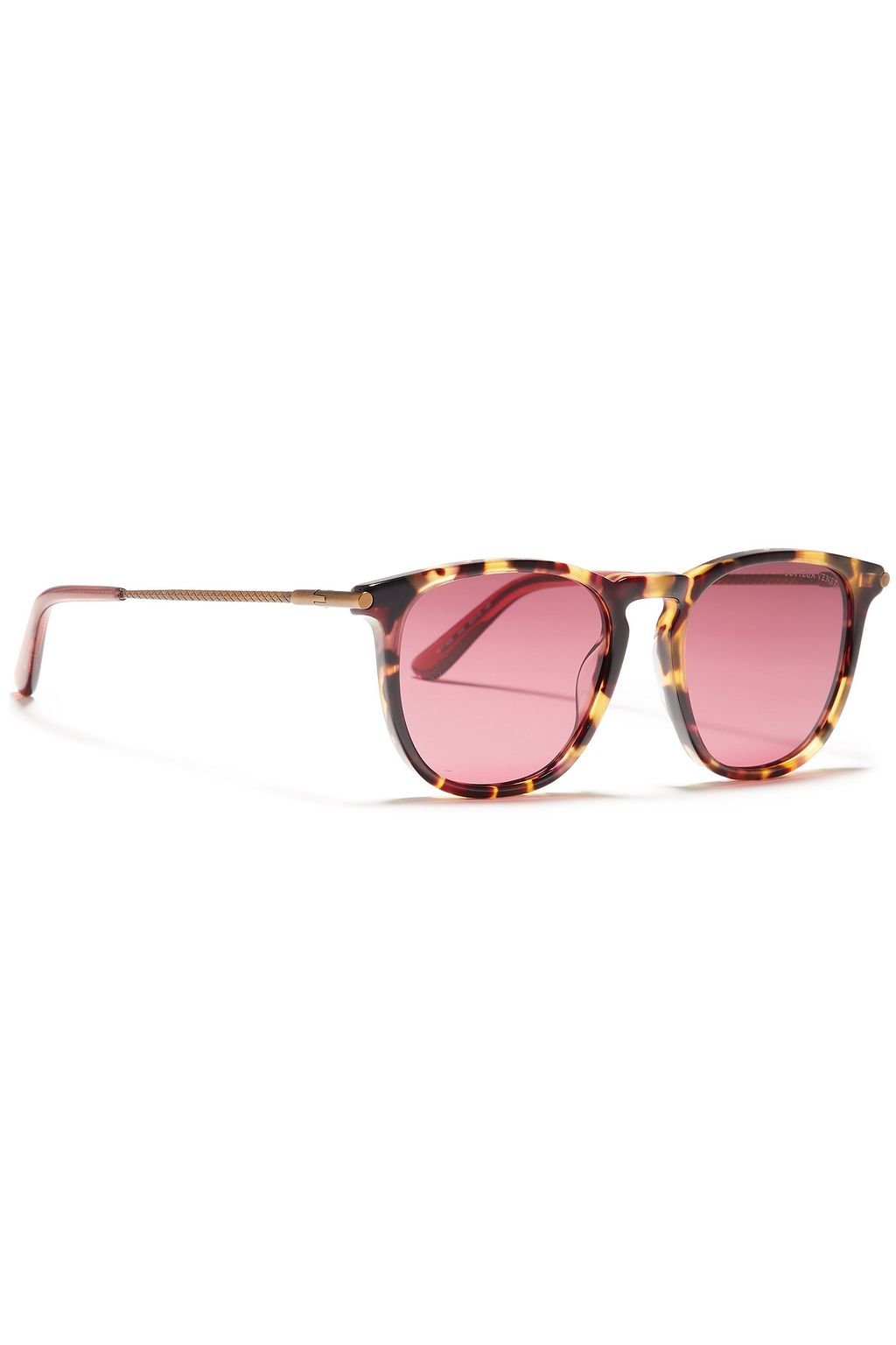 BOTTEGA VENETA D-frame tortoiseshell acetate sunglasses