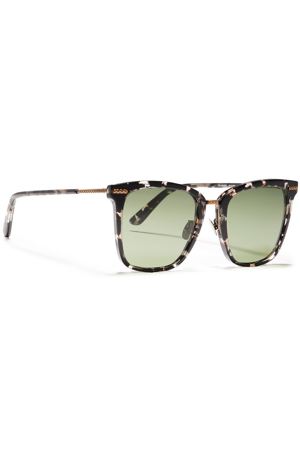BOTTEGA VENETA D-frame tortoiseshell acetate sunglasses