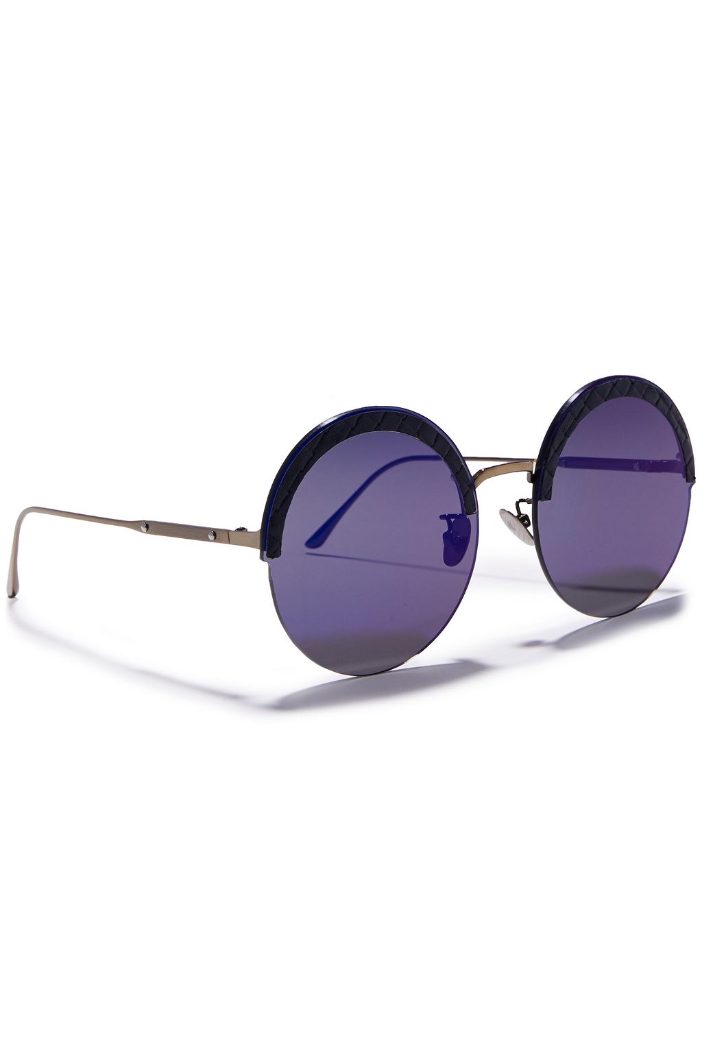 BOTTEGA VENETA Round-frame acetate sunglasses