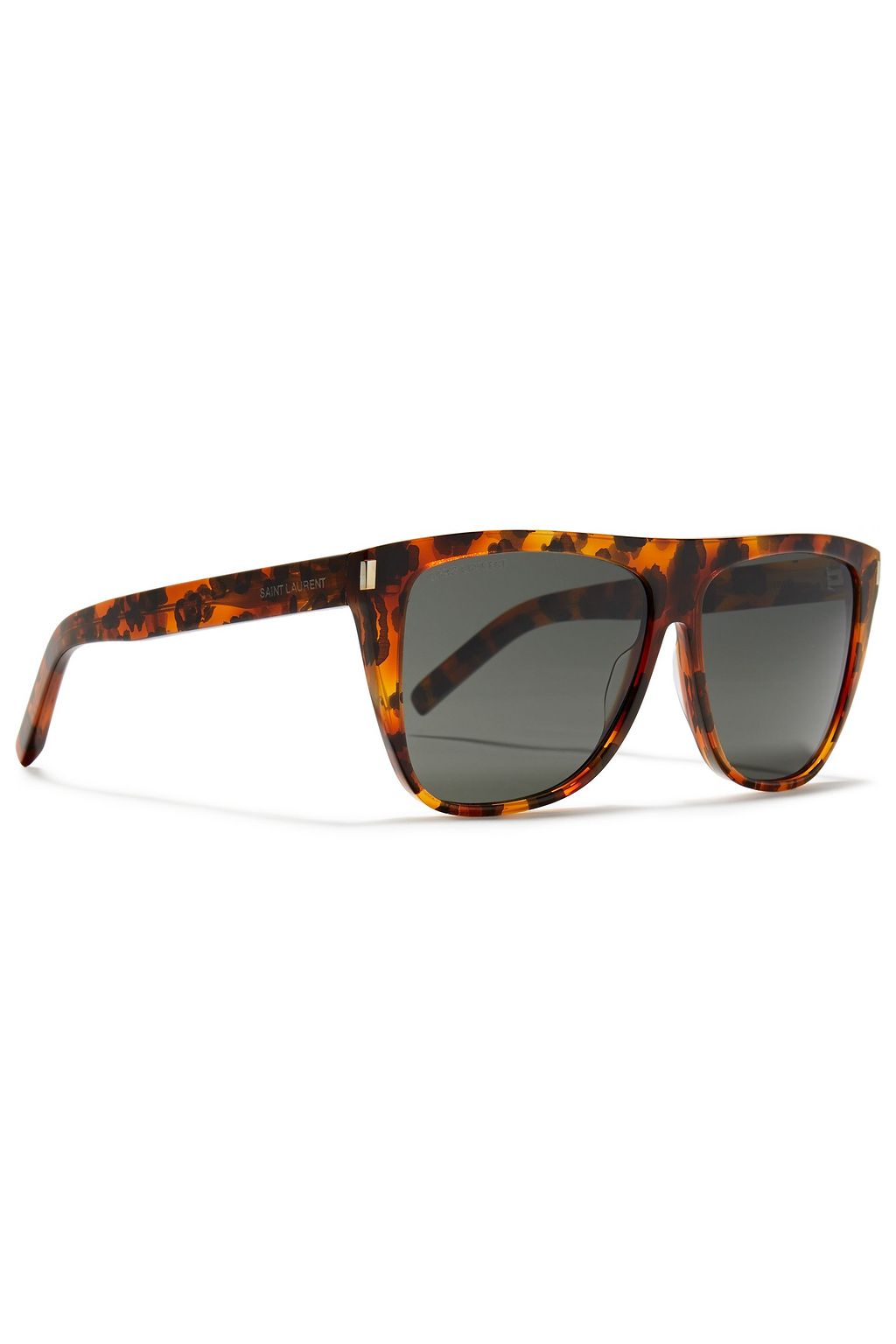 SAINT LAURENT D-frame tortoiseshell acetate sunglasses