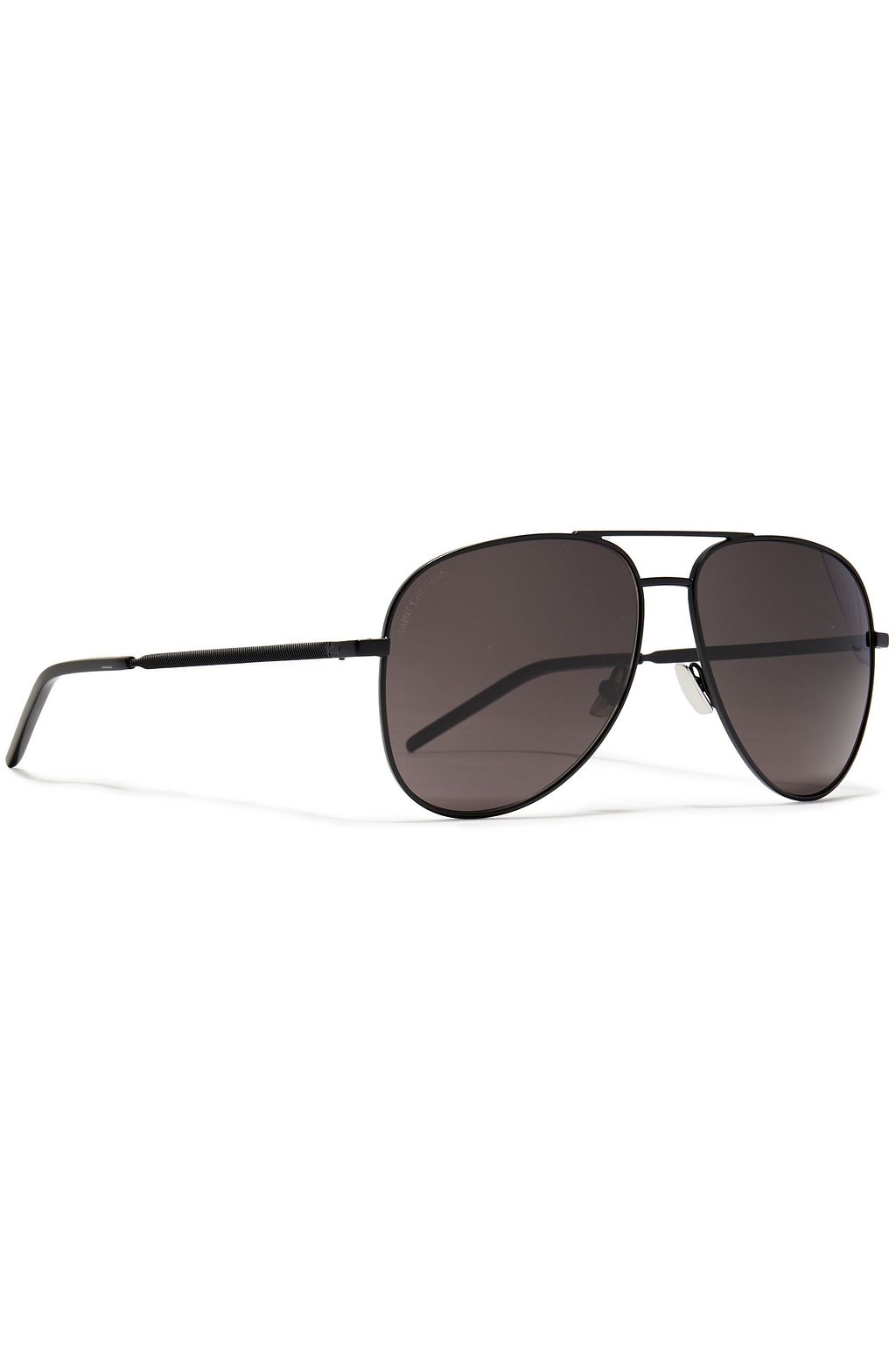 SAINT LAURENT Classic 11 aviator-style metal sunglasses
