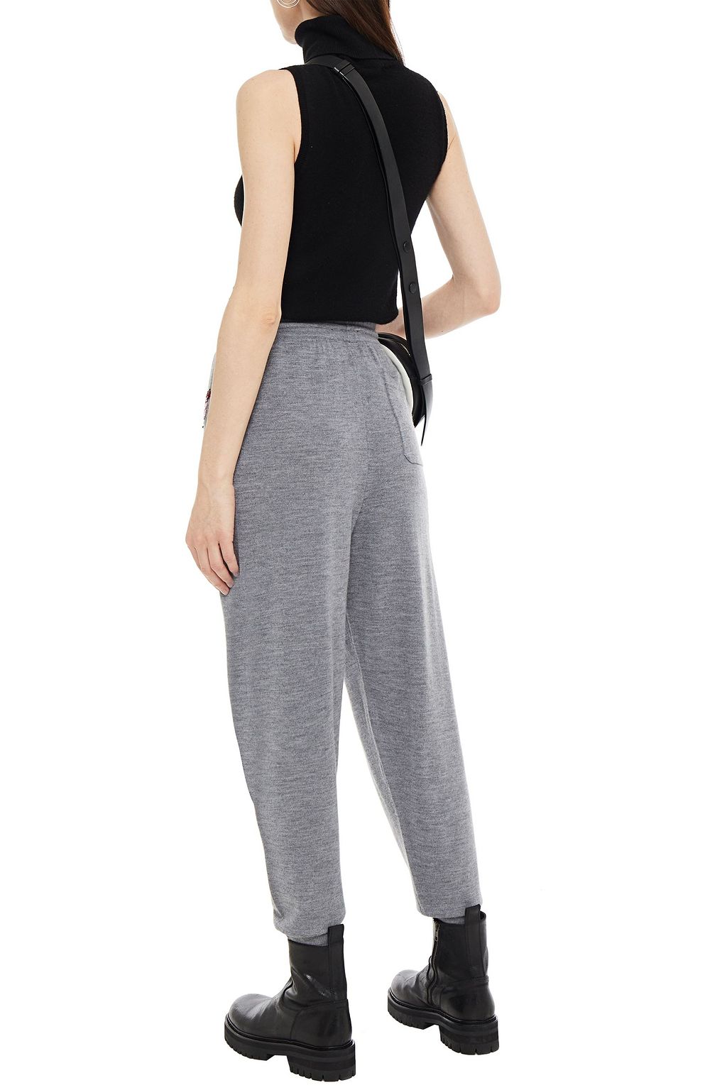 MARKUS LUPFER Mia sequin-embellished merino wool track pants