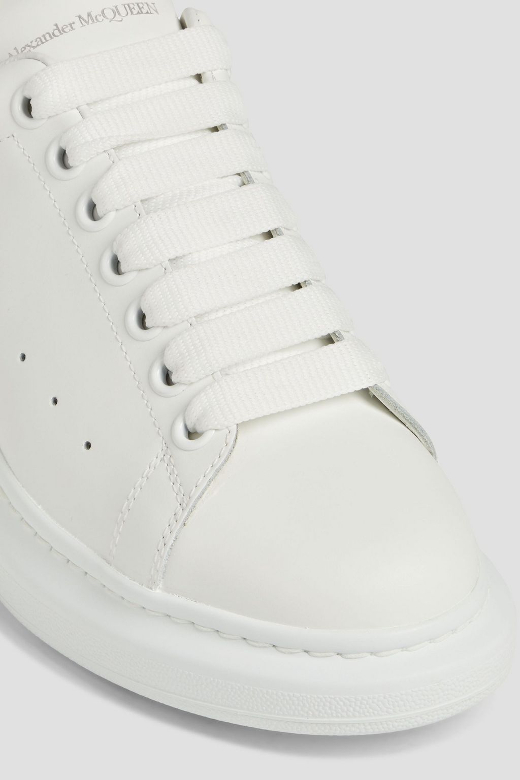 MCQUEEN Larry レザー スニーカー スエードトリム