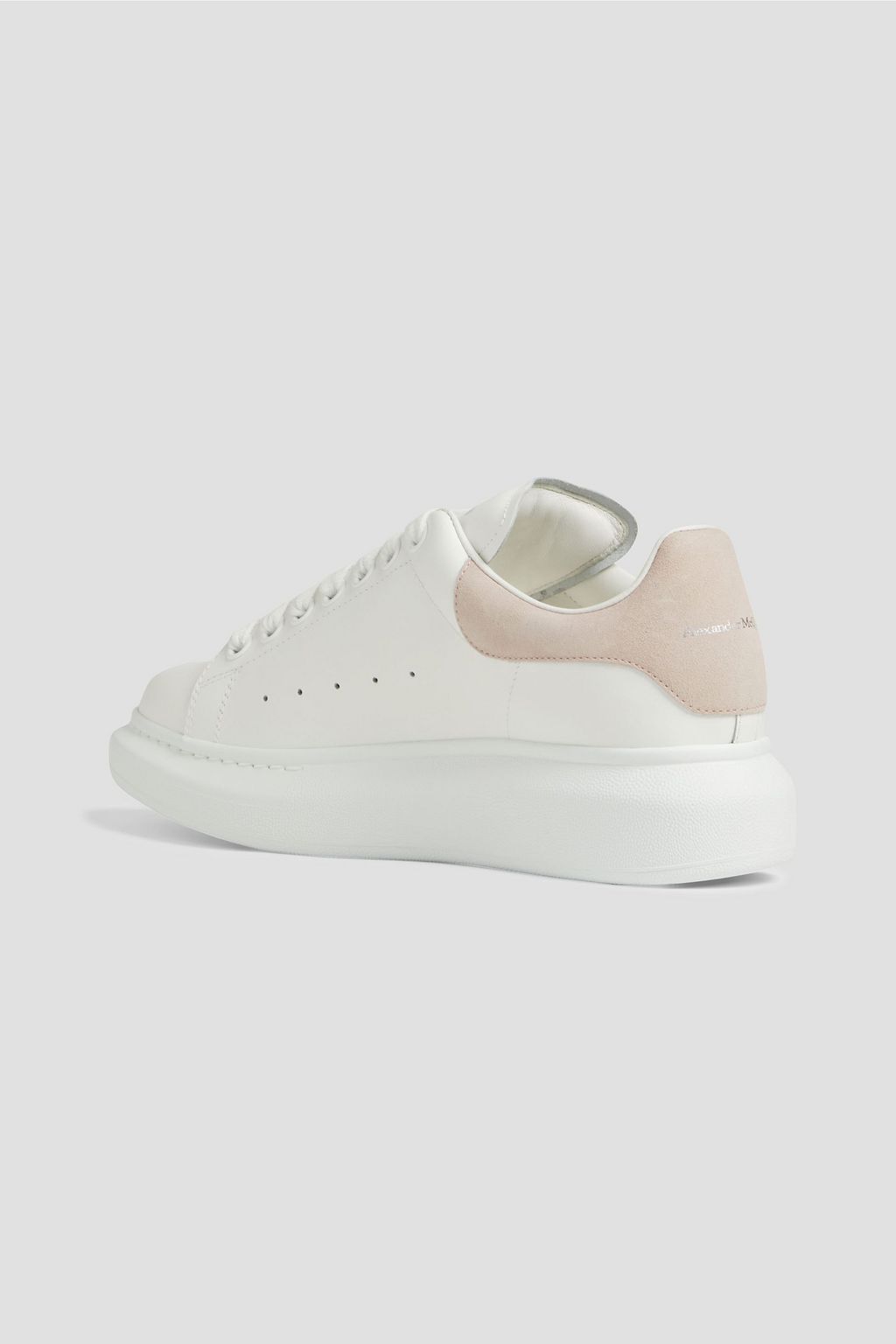 MCQUEEN Larry レザー スニーカー スエードトリム