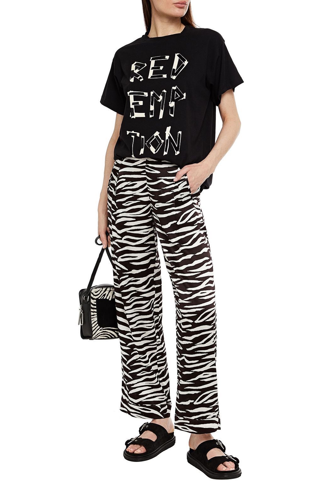 REDEMPTION Printed cotton-jersey T-shirt