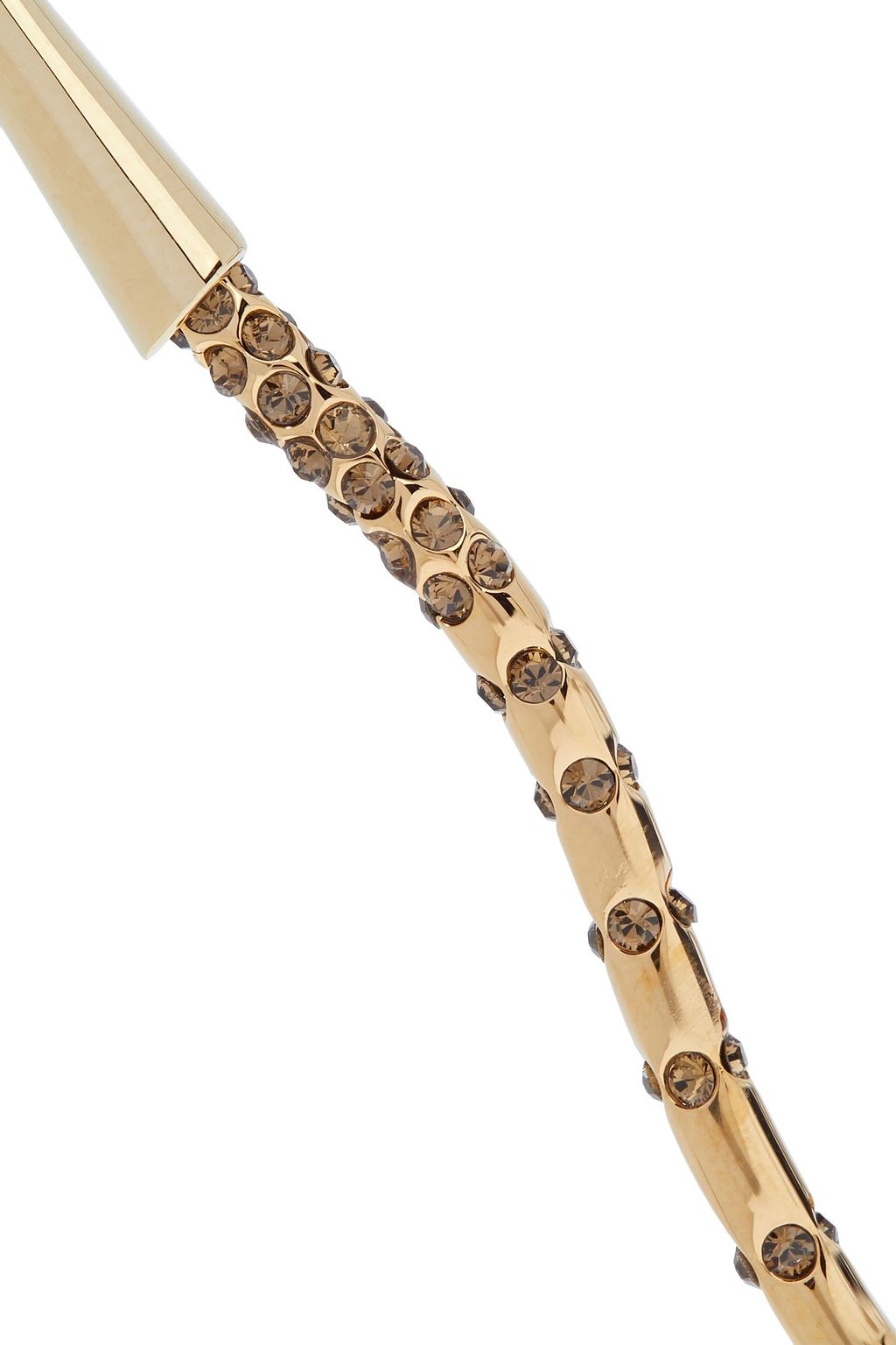 CHLOÉ Callie gold-tone, freshwater pearl, crystal and enamel earrings