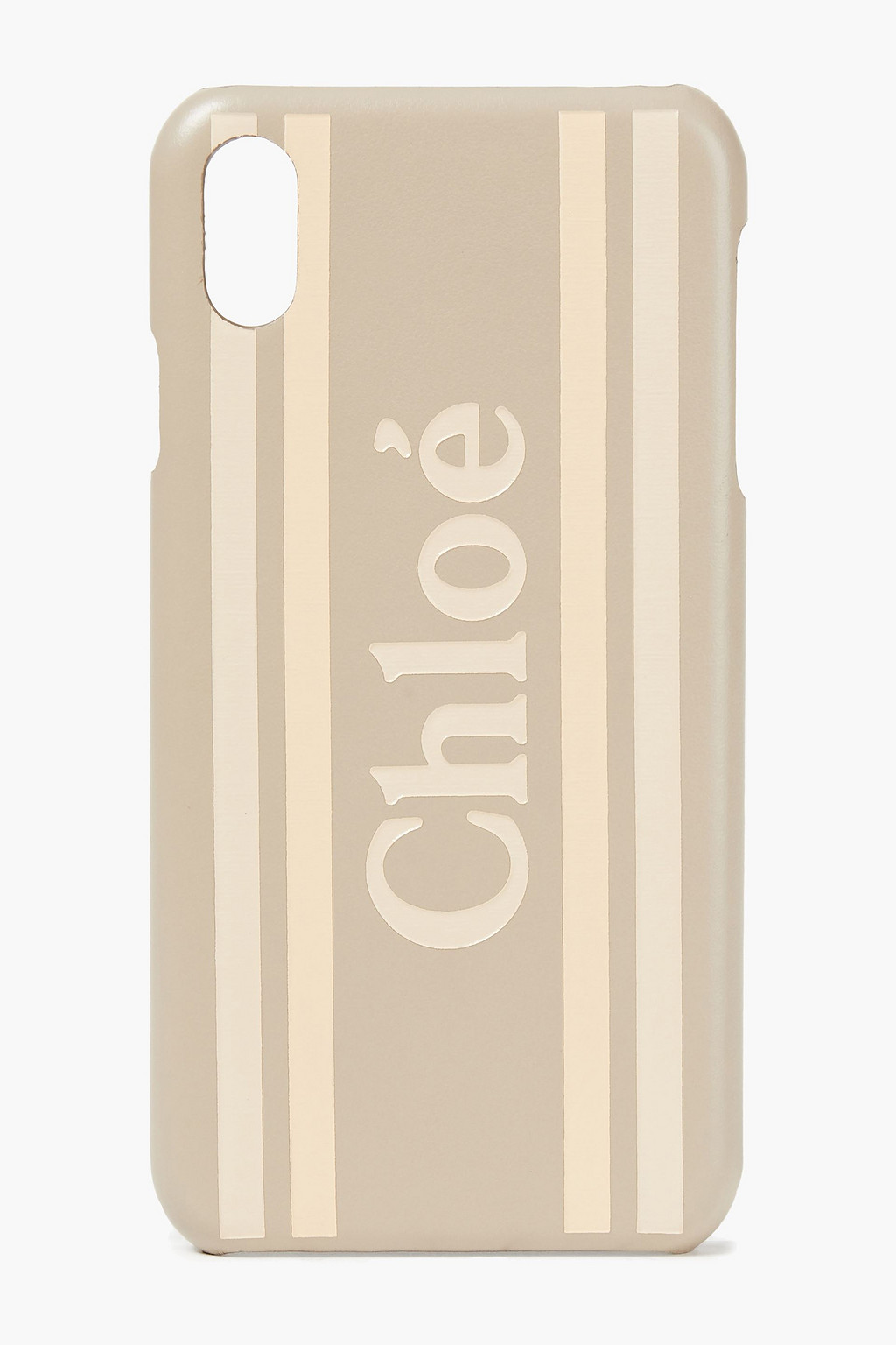 CHLOÉ Vick logo-embossed leather iPhone XS Max case