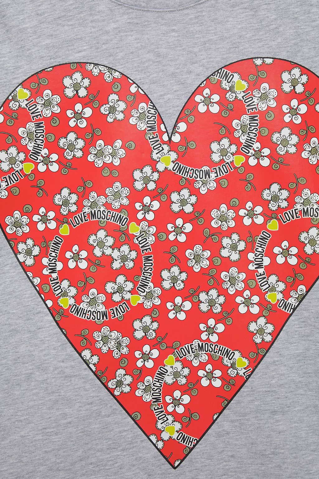 LOVE MOSCHINO Printed cotton-jersey T-shirt