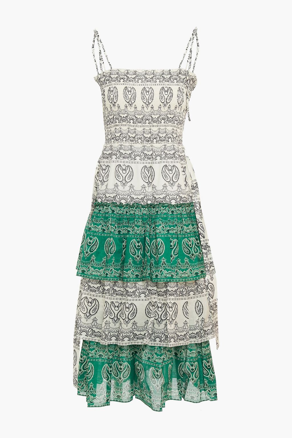 tory burch tiered dress