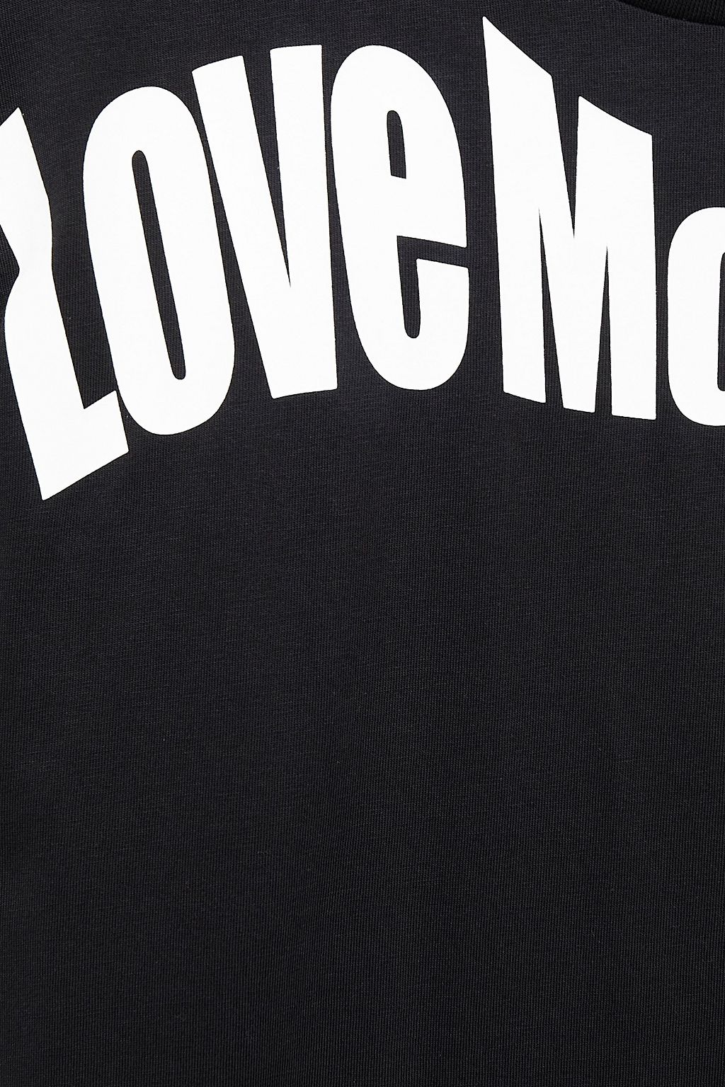 LOVE MOSCHINO Printed cotton-jersey T-shirt