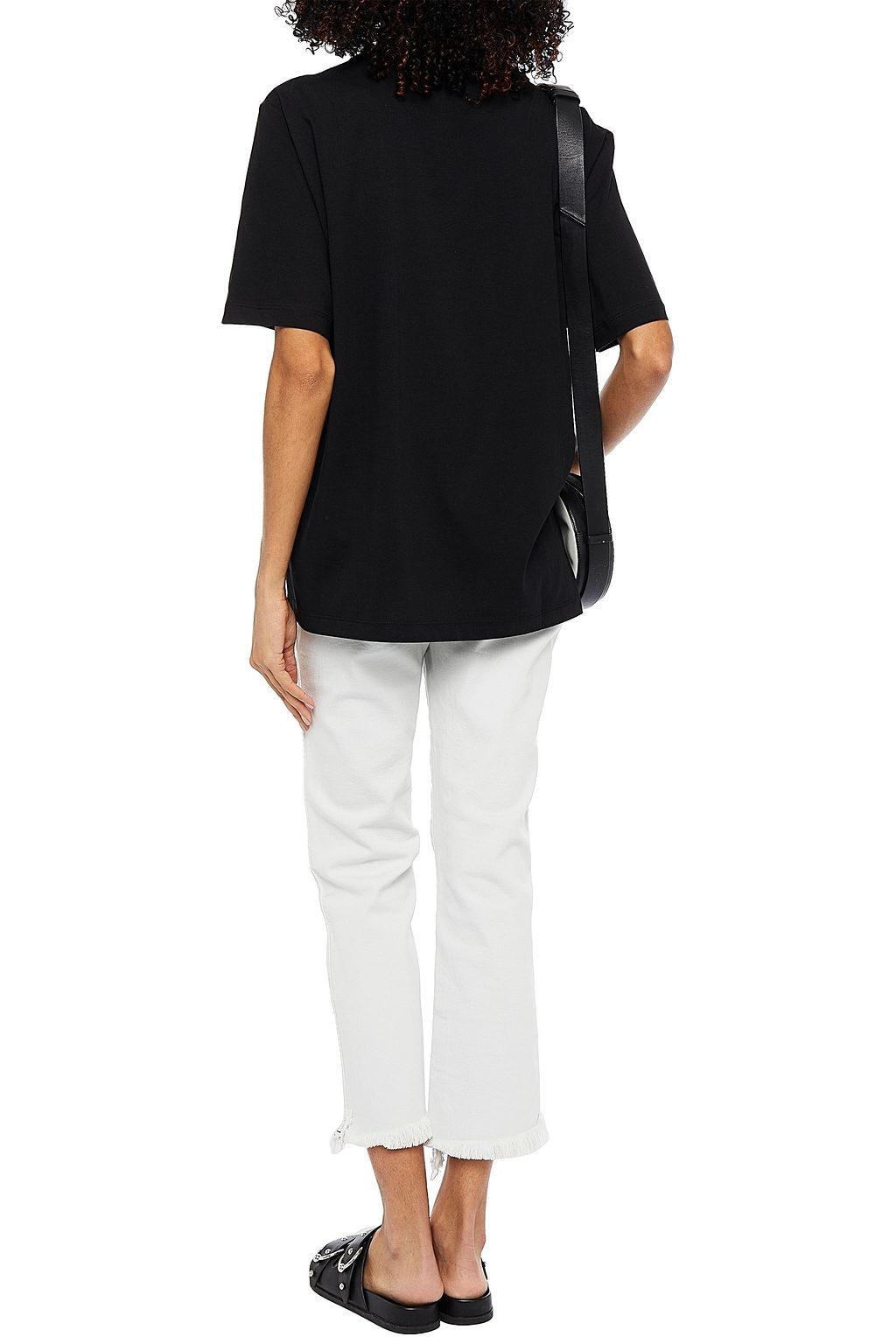 LOVE MOSCHINO Printed cotton-jersey T-shirt