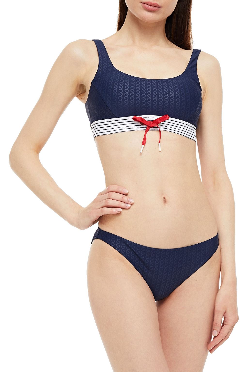THE UPSIDE Ligeia Moss printed low-rise bikini briefs