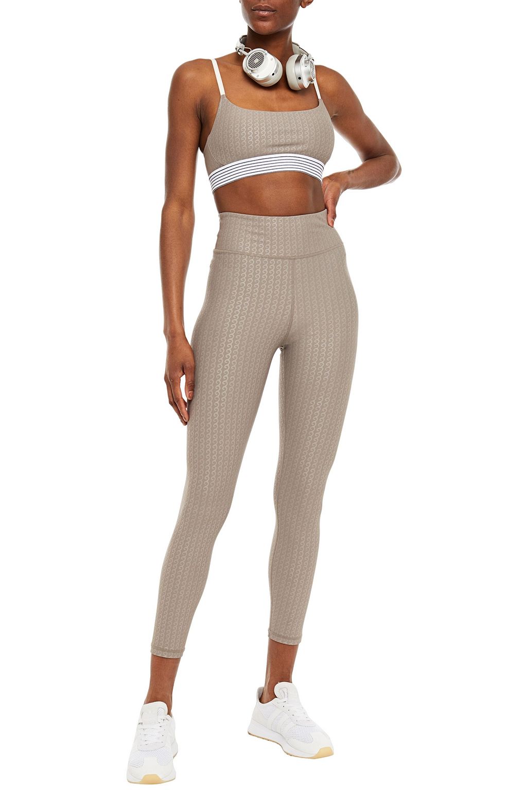 THE UPSIDE Liegia Natacha stretch-jacquard sports bra