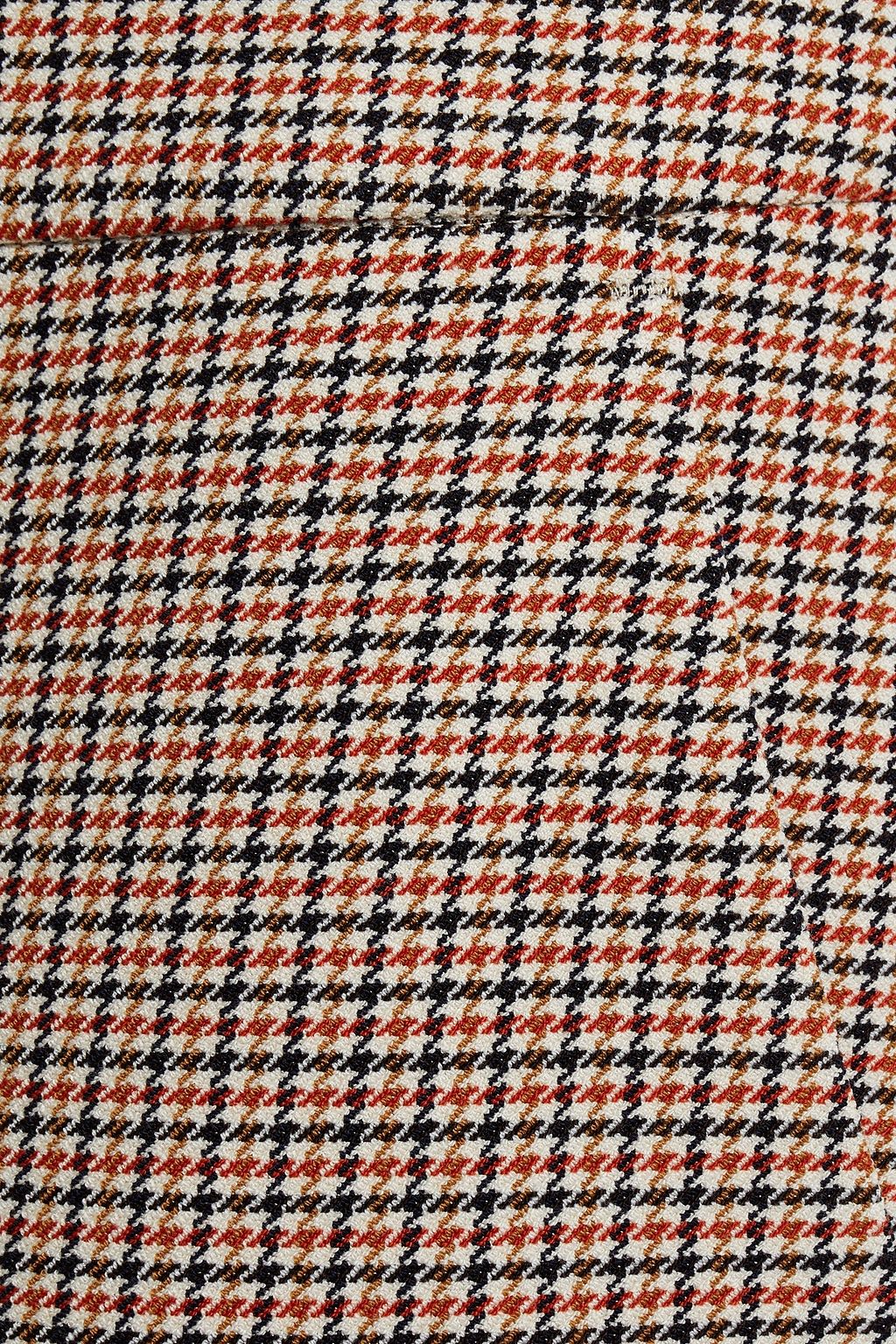 TORY BURCH Checked jacquard kick-flare pants