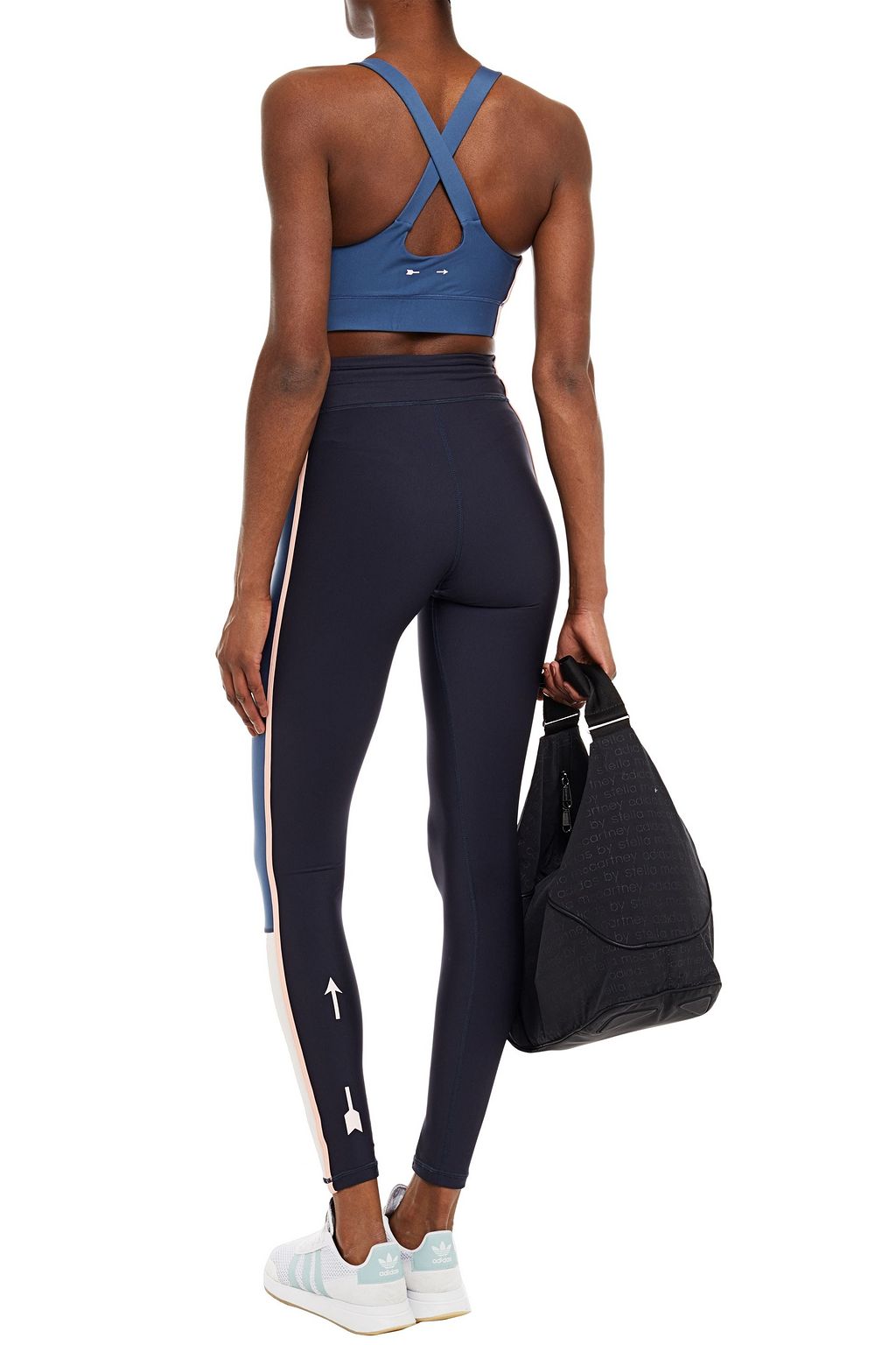 THE UPSIDE Puerto Paola color-block stretch sports bra