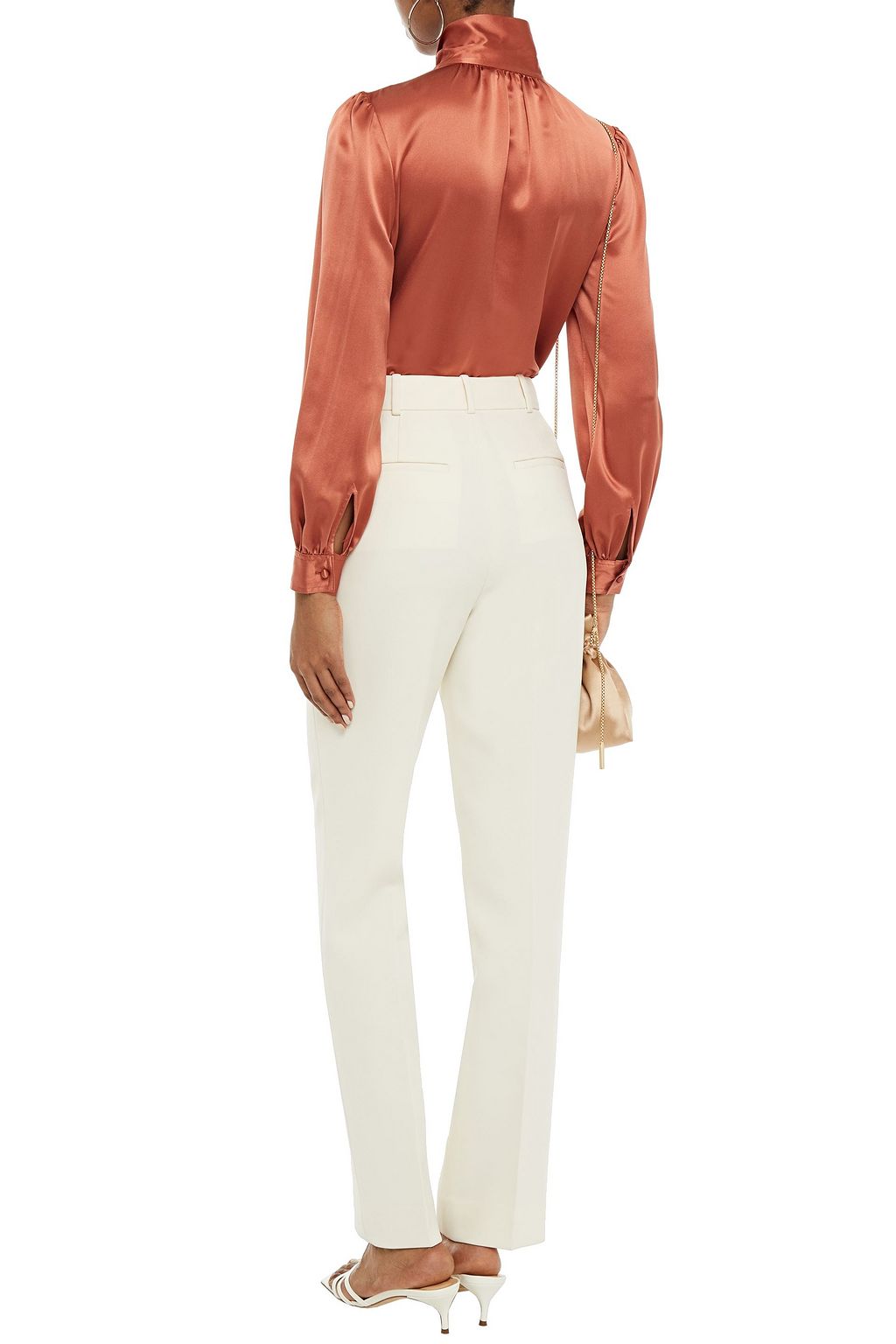 TORY BURCH Crepe tapered pants