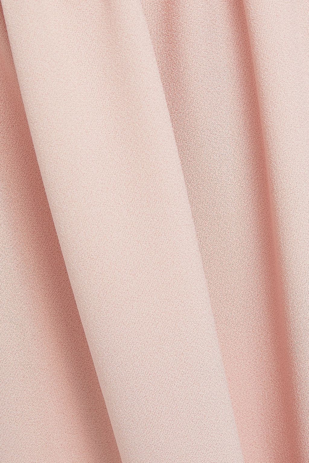 REDVALENTINO Point d'esprit-paneled crepe mini dress