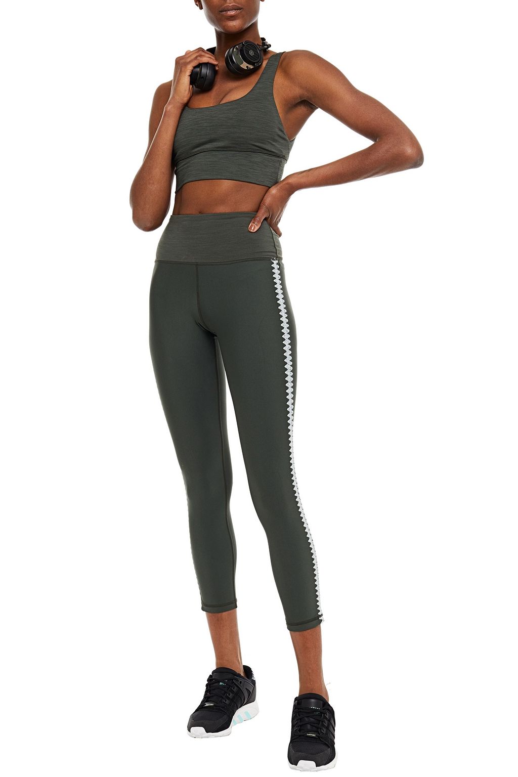 THE UPSIDE Mélange stretch sports bra