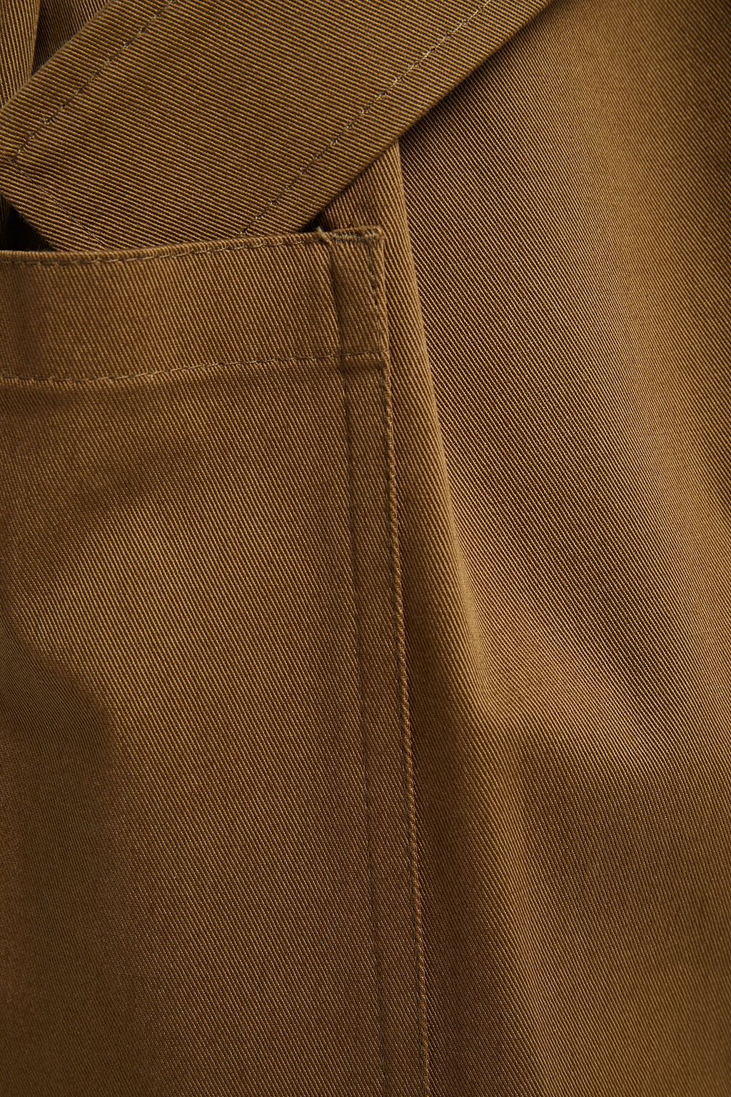 REDVALENTINO Pleated stretch-cotton twill tapered pants