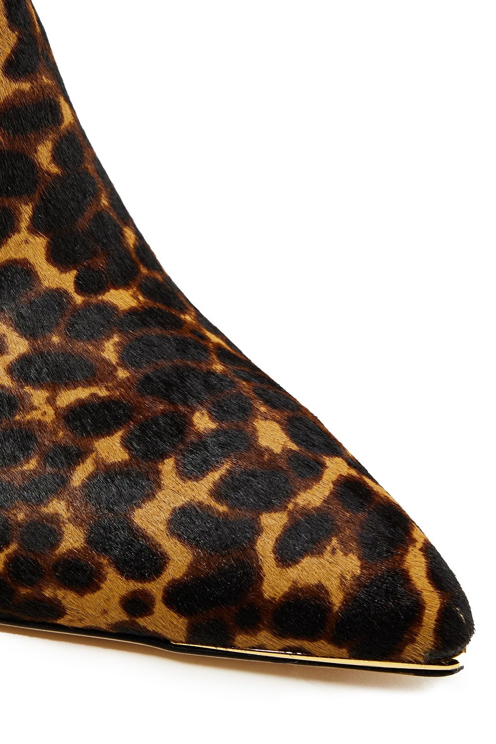 TORY BURCH Lila leopard-print calf hair ankle boots