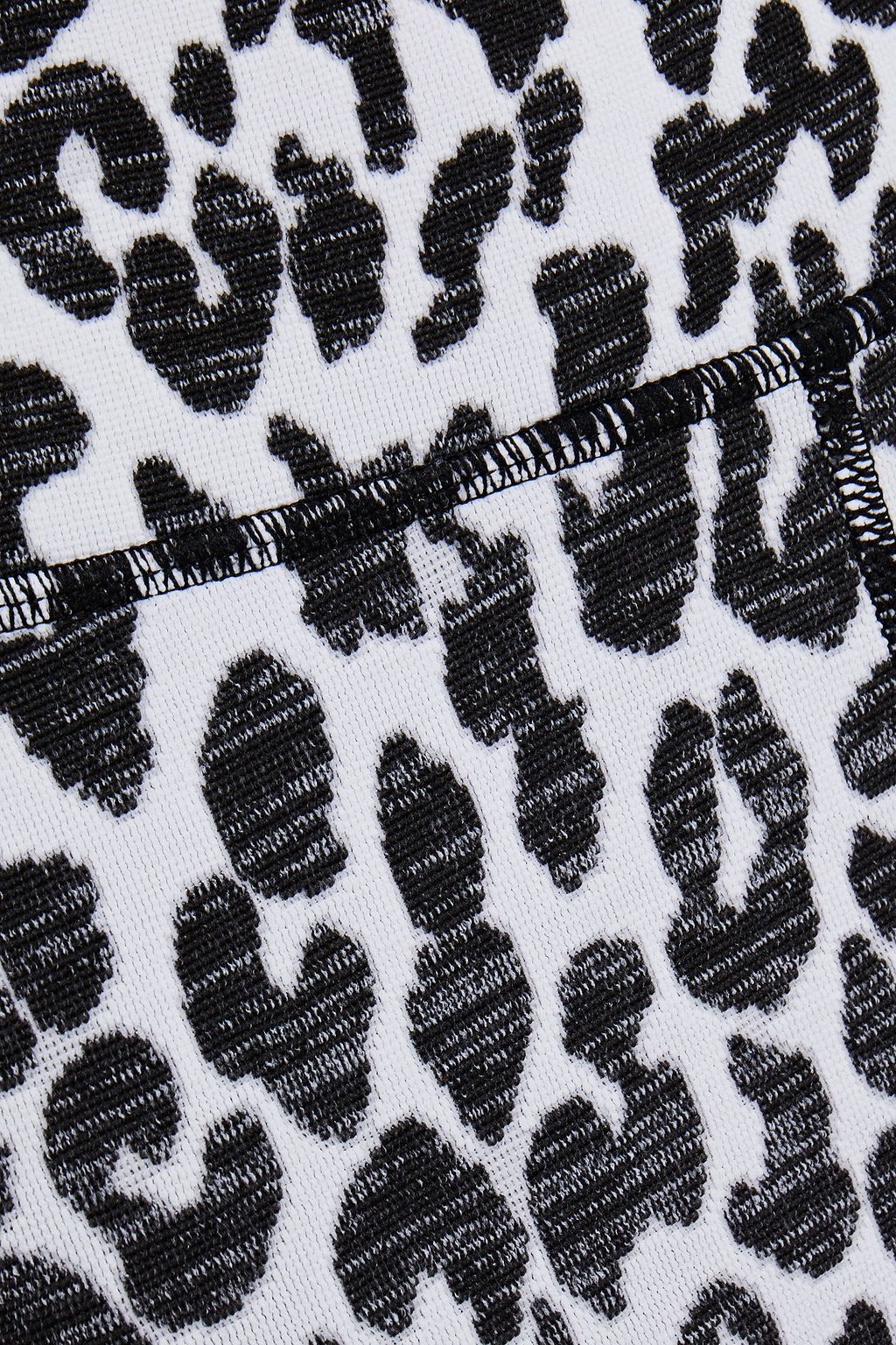 THE UPSIDE Leopard-jacquard leggings