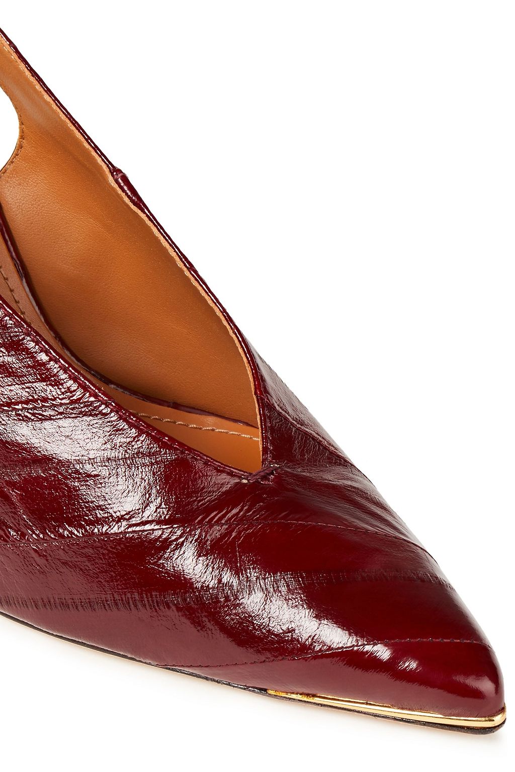 TORY BURCH Lila eel slingback pumps