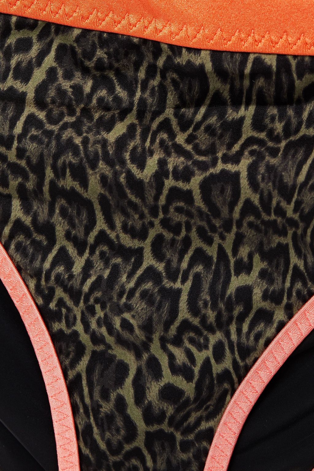 THE UPSIDE Leopard-print low-rise bikini briefs