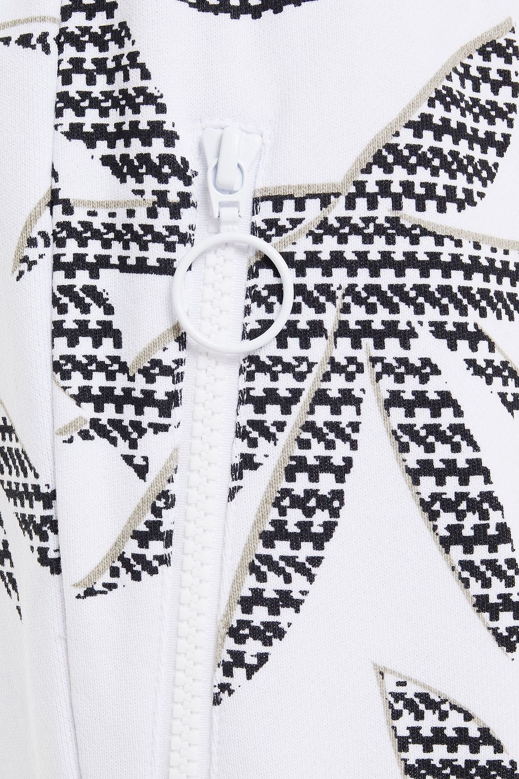 THE UPSIDE Printed French cotton-terry track pants